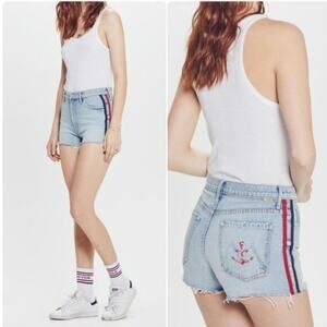 Mother Superior Easy Does It Denim Shorts Size: 26